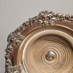 Large Old Sheffield Plate Wine Coaster | Antique & Vintage | Moonee Ponds Antiques | Australia Wide Delivery