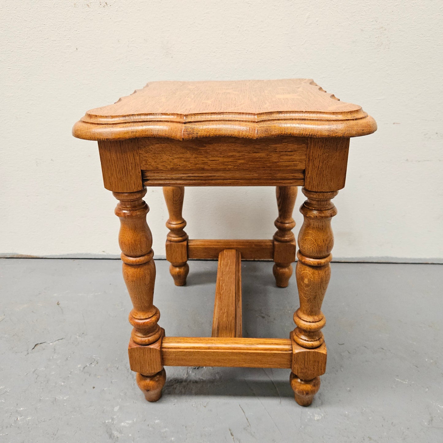 French Provincial Oak Small Coffee Table