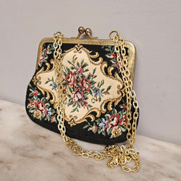 Vintage Petit Point Small Purse/Handbag