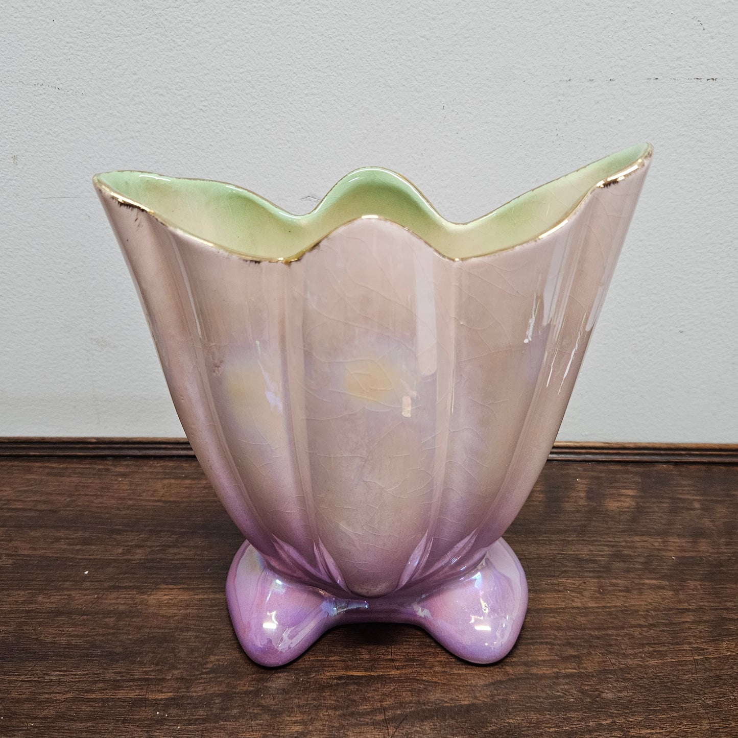 Mid Century Lustre Vase