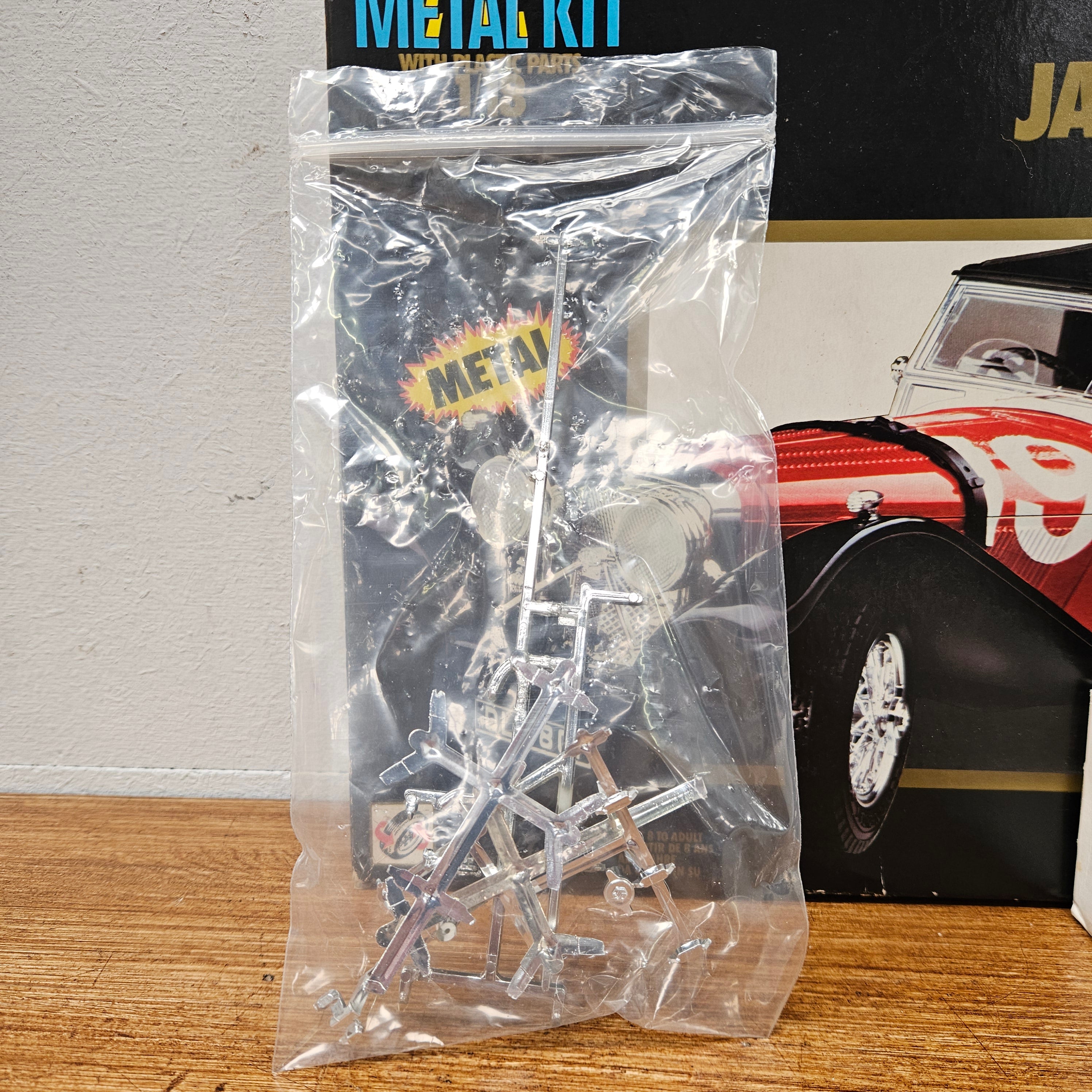 Vintage Boxed (Original) 1:18 Burago Jaguar SS100 Targa Florio Kit | Antique & Vintage | Moonee Ponds Antiques | Australia Wide Delivery