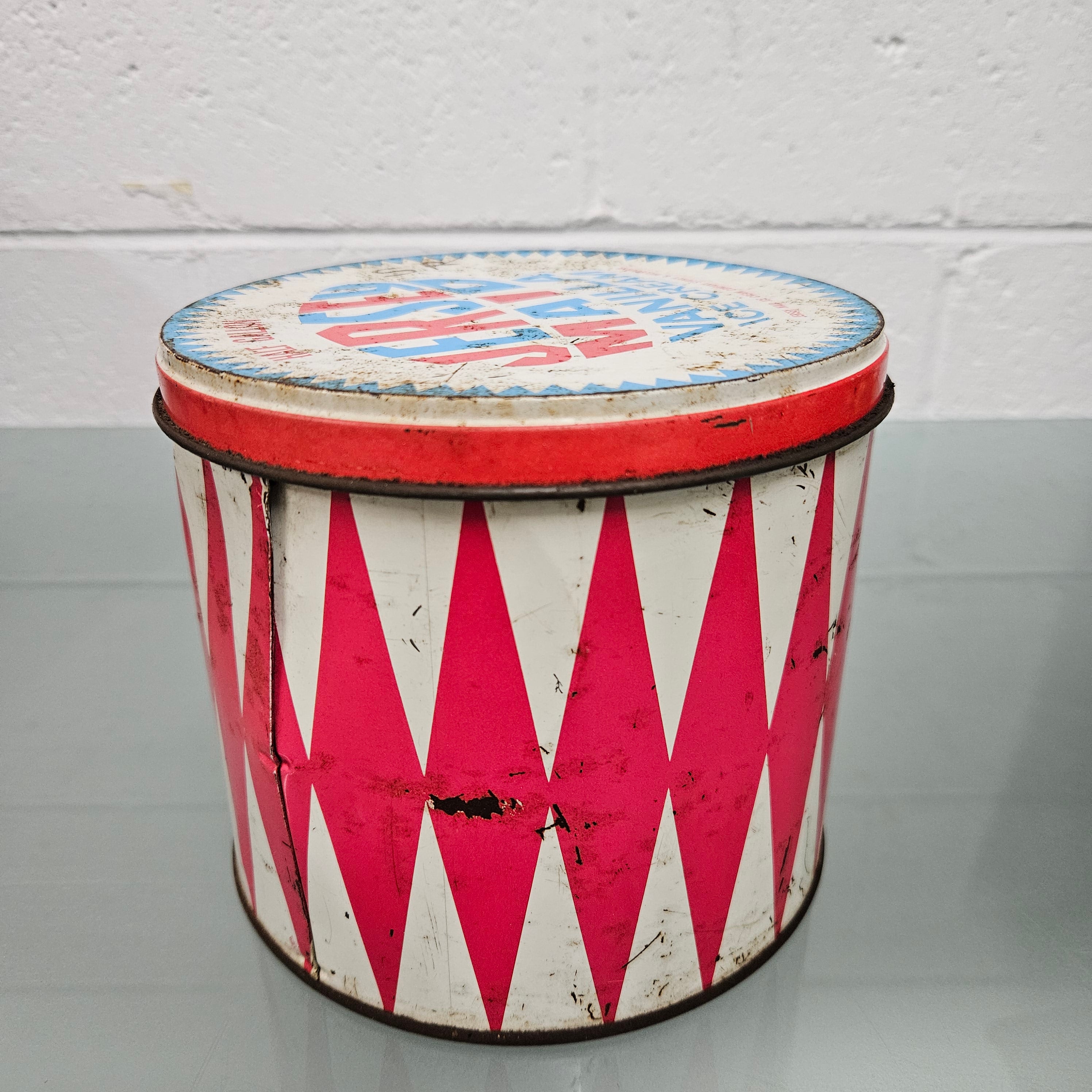 Vintage 'Jersey Maid Vanilla Ice Cream' Tin | Antique & Vintage | Moonee Ponds Antiques | Australia Wide Delivery