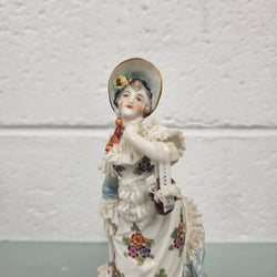 Frankenthal Carl Theodore Figurine C1800 | Antique & Vintage | Moonee Ponds Antiques | Australia Wide Delivery