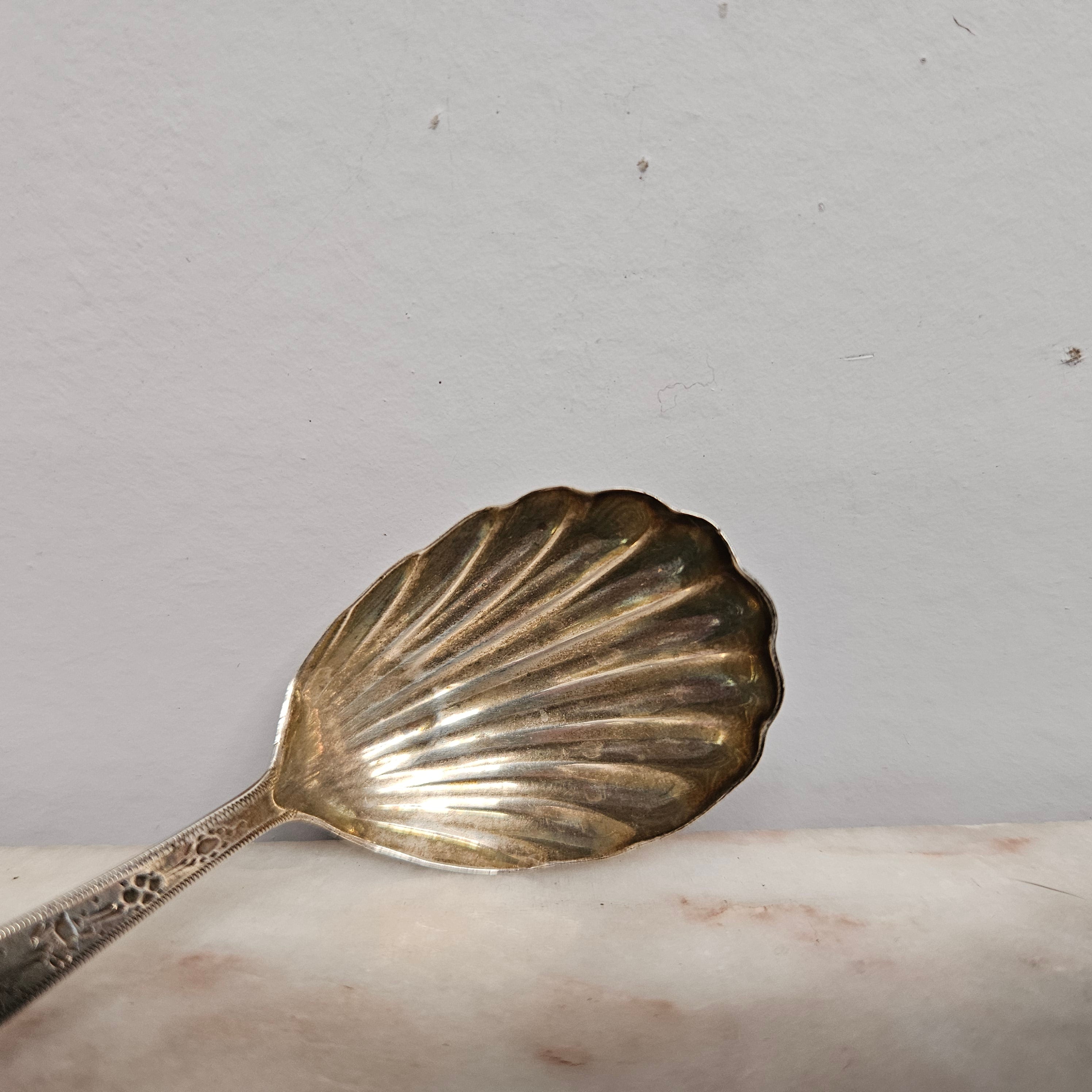 Georgian Tea Caddy Silver Spoon Circa: 1793 | Antique & Vintage | Moonee Ponds Antiques | Australia Wide