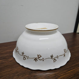 Pretty Early Victorian Hand Painted Bristol Bowl