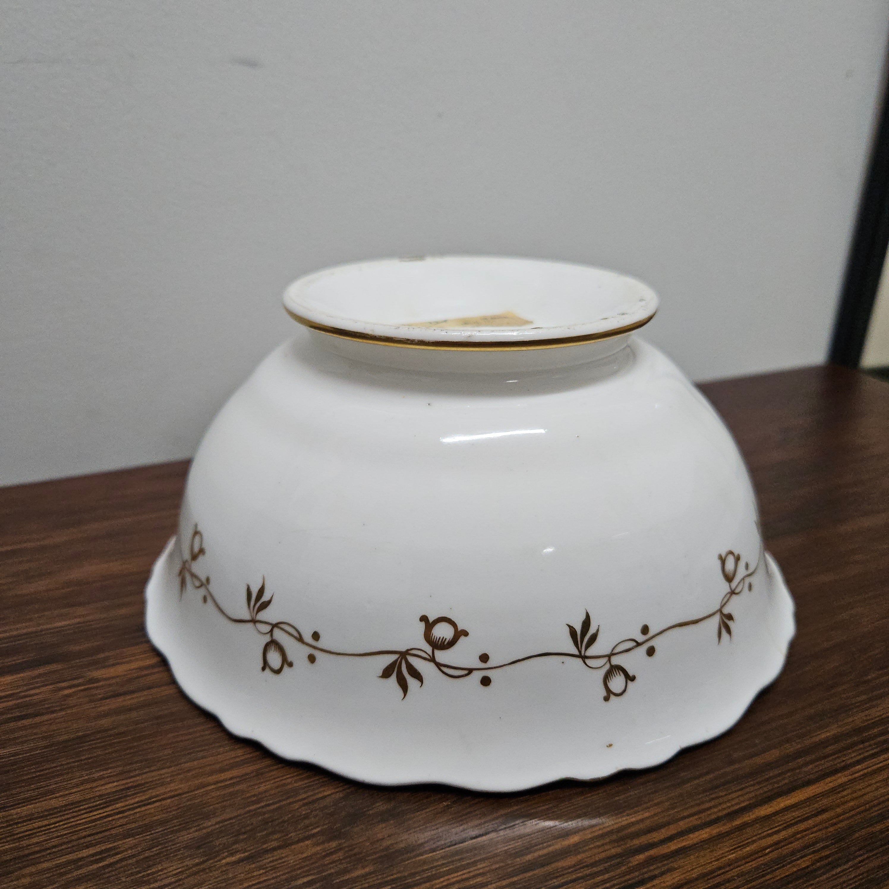 Pretty Early Victorian Hand Painted Bristol Bowl | Antique & Vintage | Moonee Ponds Antiques | Australia Wide Delivery