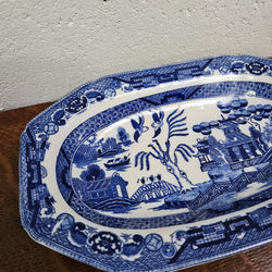 Vintage Willow Style Dish | Antique & Vintage | Moonee Ponds Antiques | Australia Wide Delivery