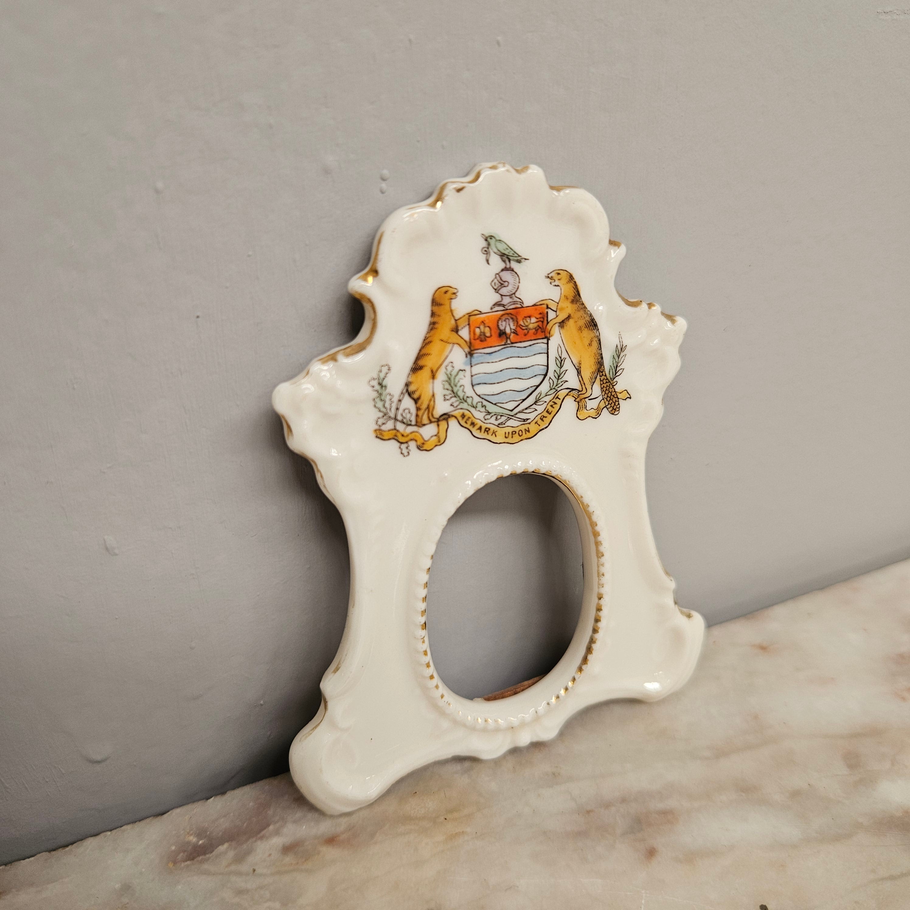 Crested China Ware Picture Frame | Antique & Vintage | Moonee Ponds Antiques | Australia Wide