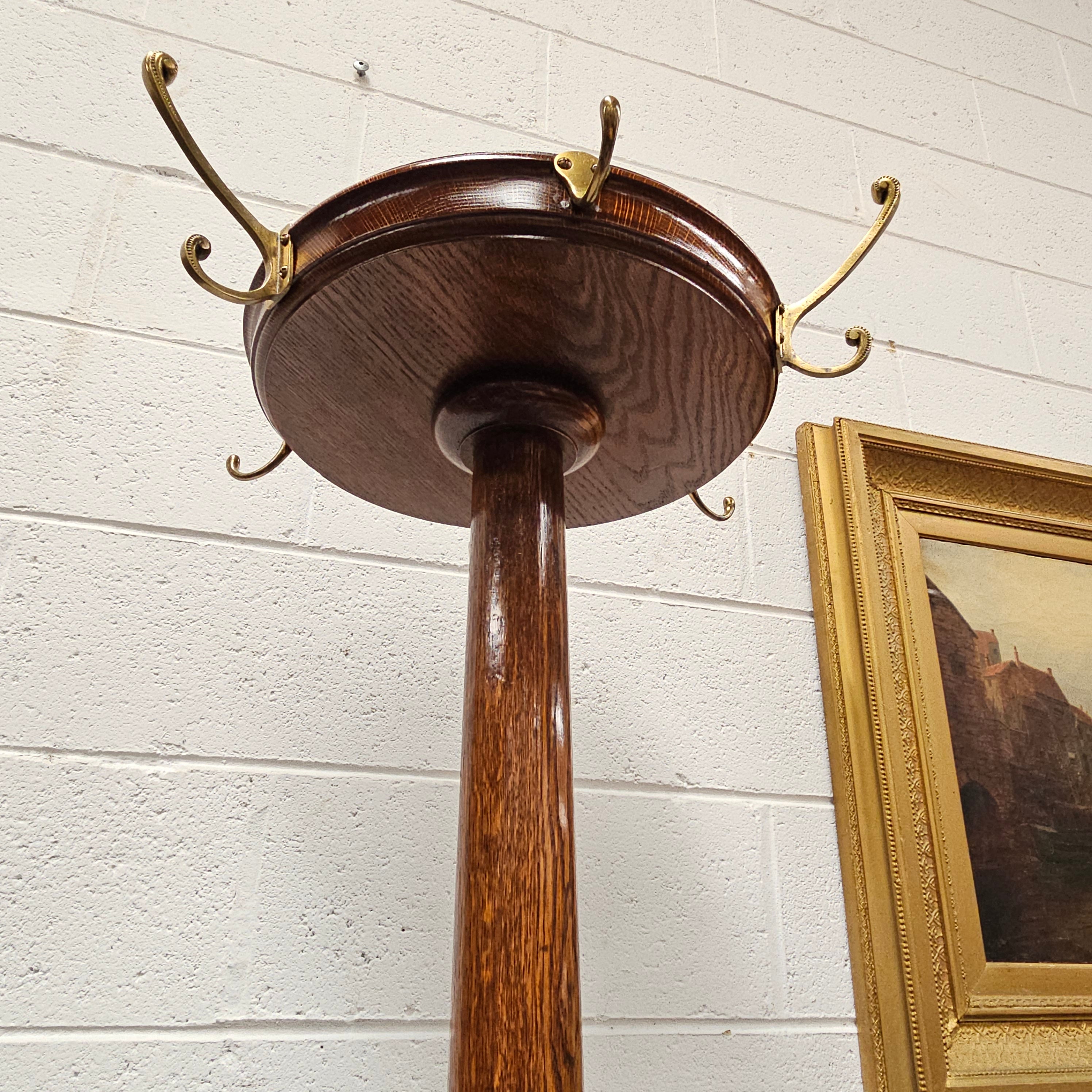 Edwardian Oak Hat/Coat/Umbrella Stand | Antique & Vintage | Moonee Ponds Antiques | Australia Wide Delivery