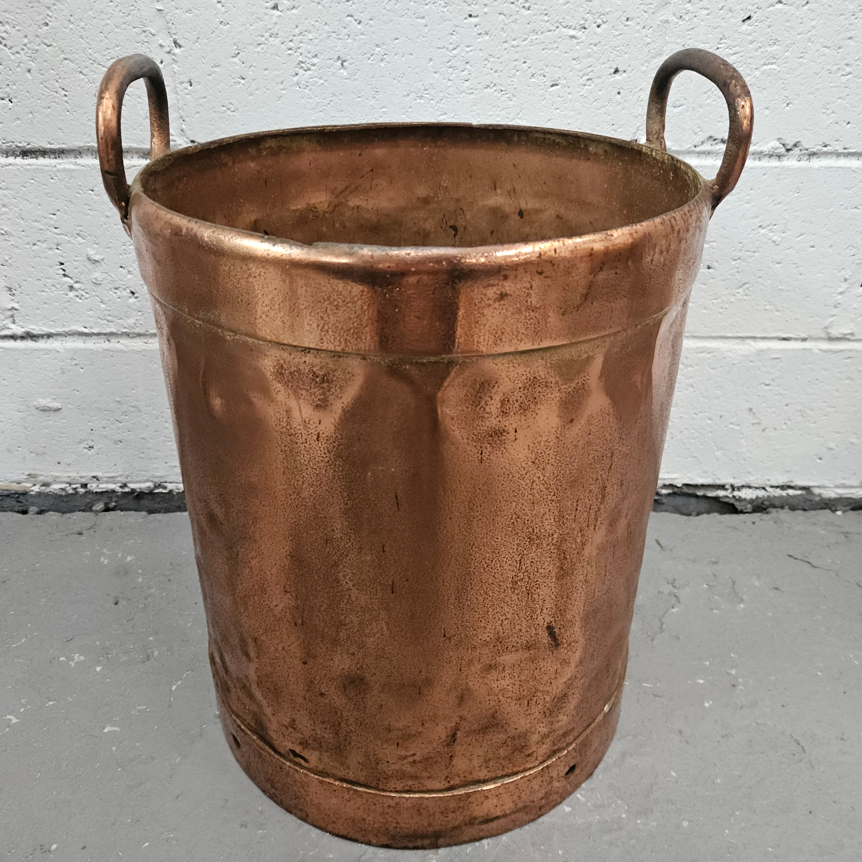 Copper & Brass Umbrella Holder/Container | Antique & Vintage | Moonee Ponds Antiques | Australia Wide Delivery
