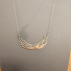 Sterling Silver Sculptural Organic Design Necklace | Antique & Vintage | Moonee Ponds Antiques | Australia Wide Delivery