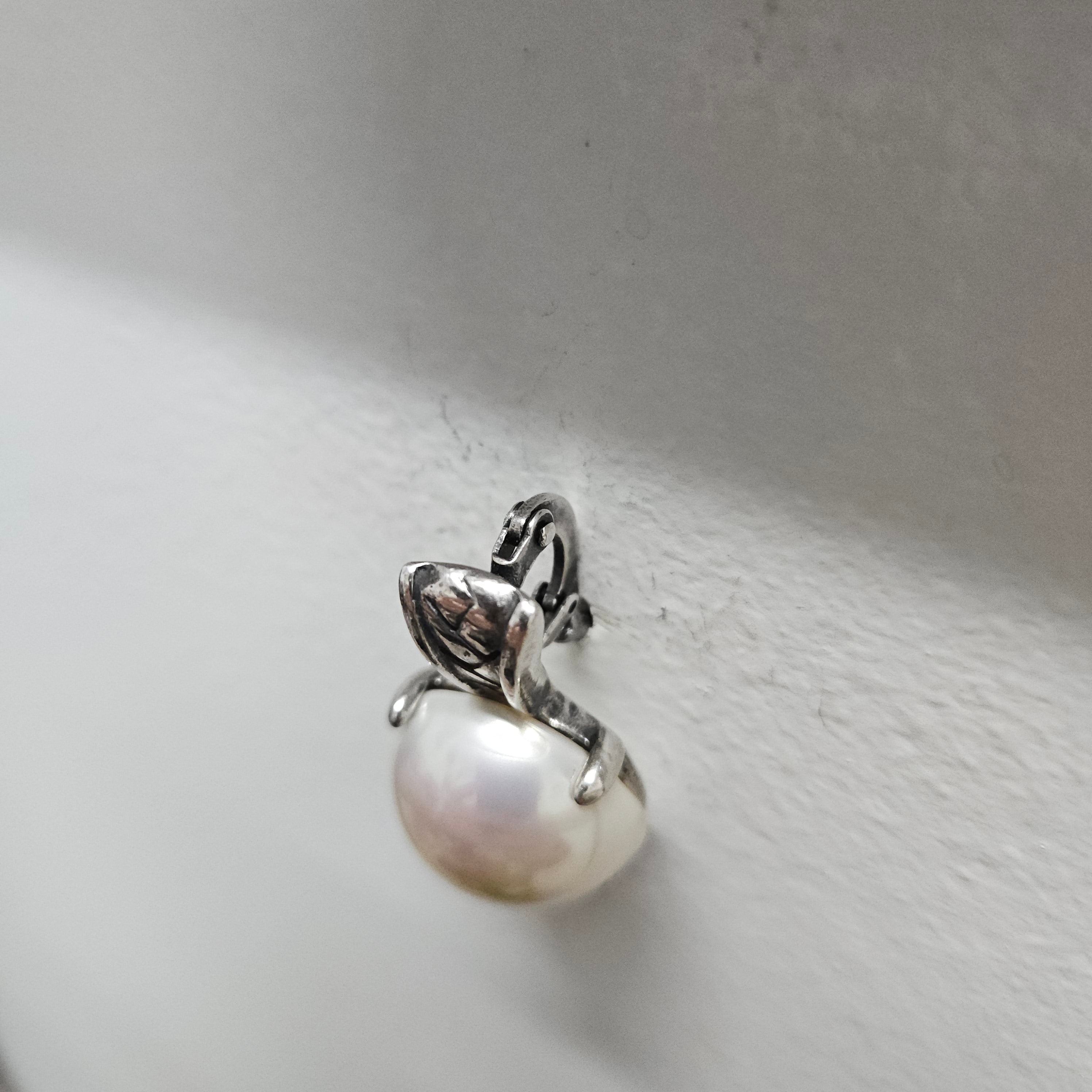 Signed Miglio Pearl Pendent | Antique & Vintage | Moonee Ponds Antiques | Australia Wide Delivery