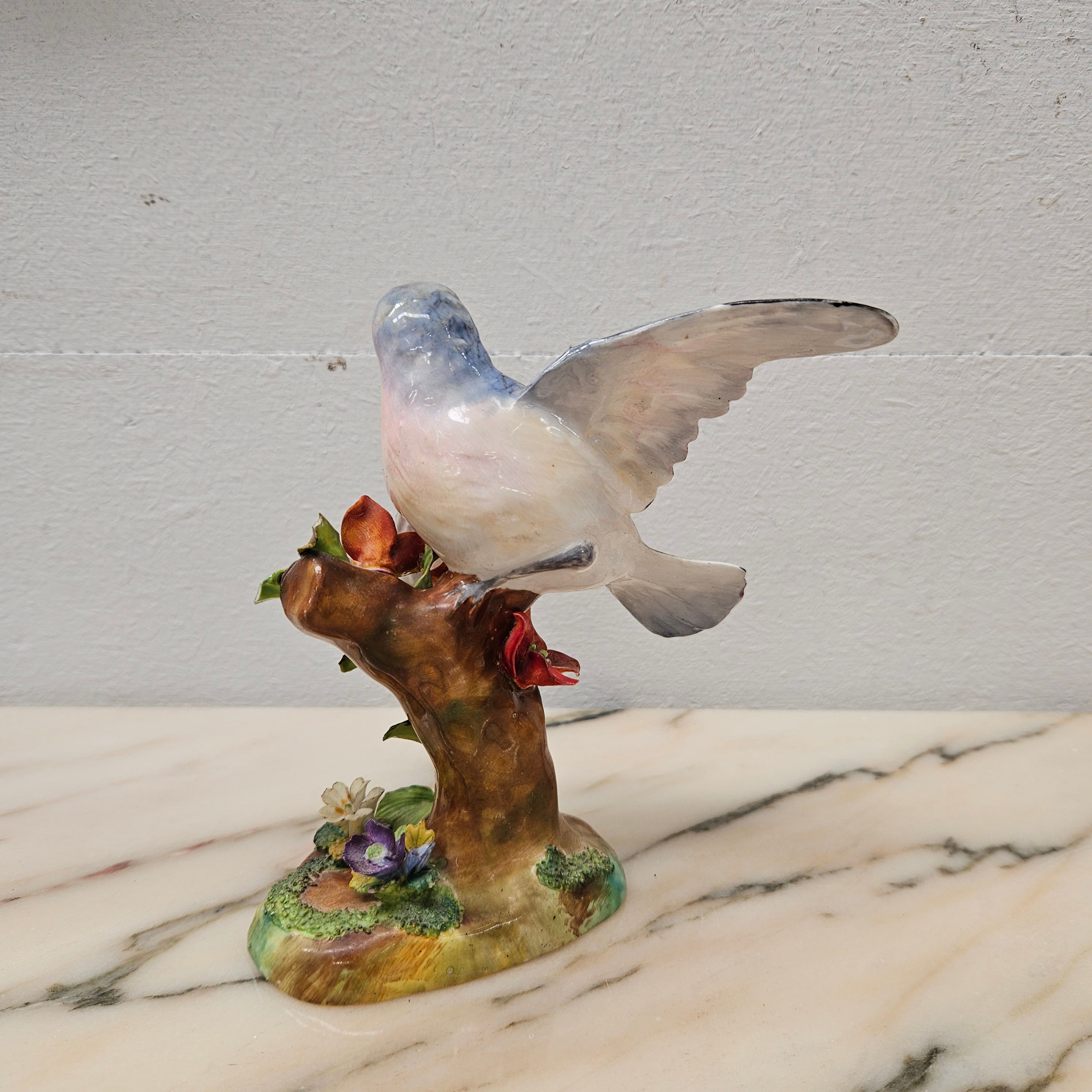 Crown Staffordshire Bird Figurine Signed J T Jones. | Antique & Vintage | Moonee Ponds Antiques | Australia Wide Delivery