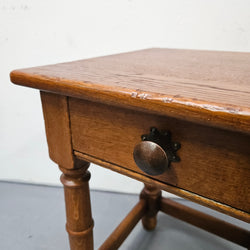 French Oak Farmhouse Style Side Table | Antique & Vintage | Moonee Ponds Antiques | Australia Wide Delivery