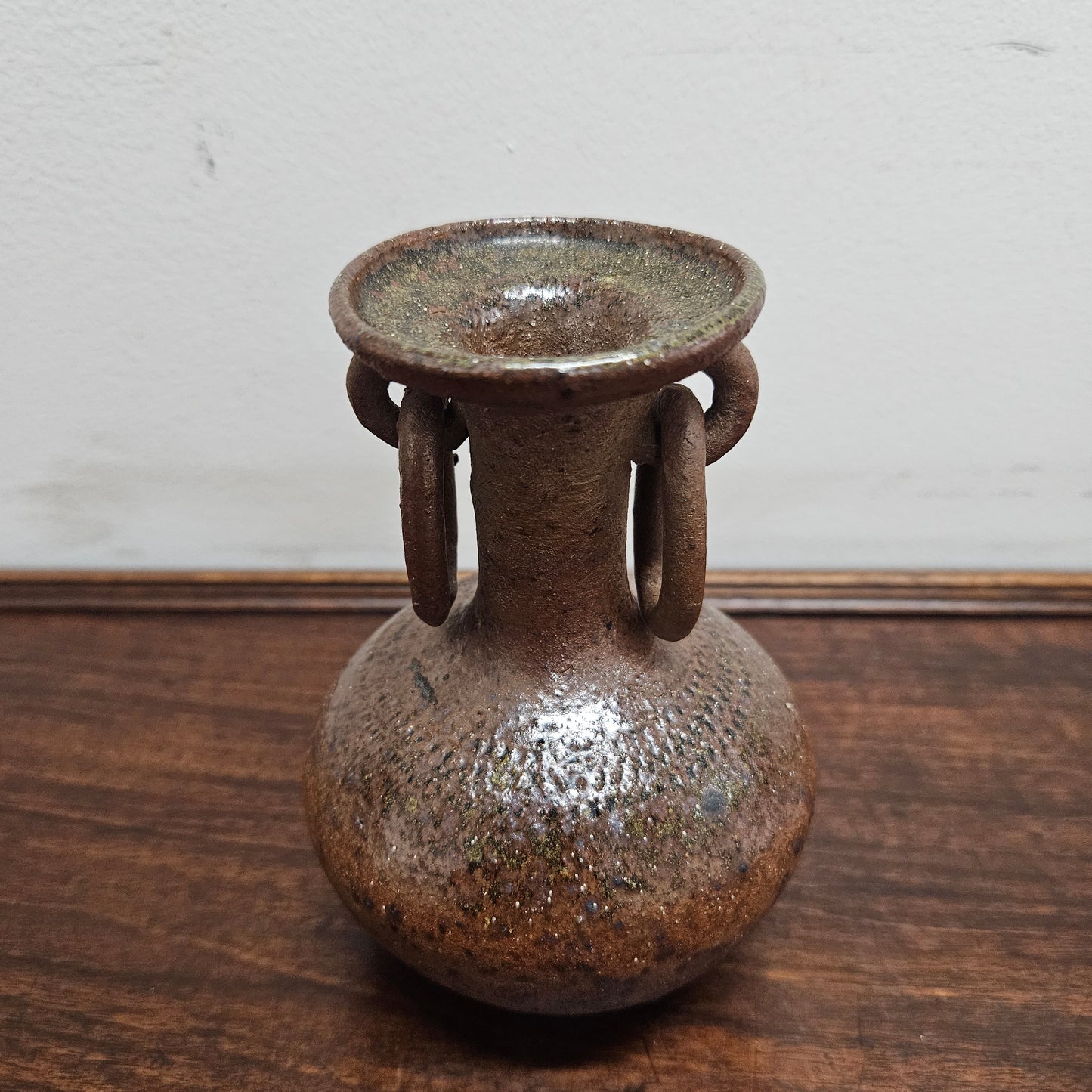 Vintage Mid 20th Century German Studio Pottery Vase