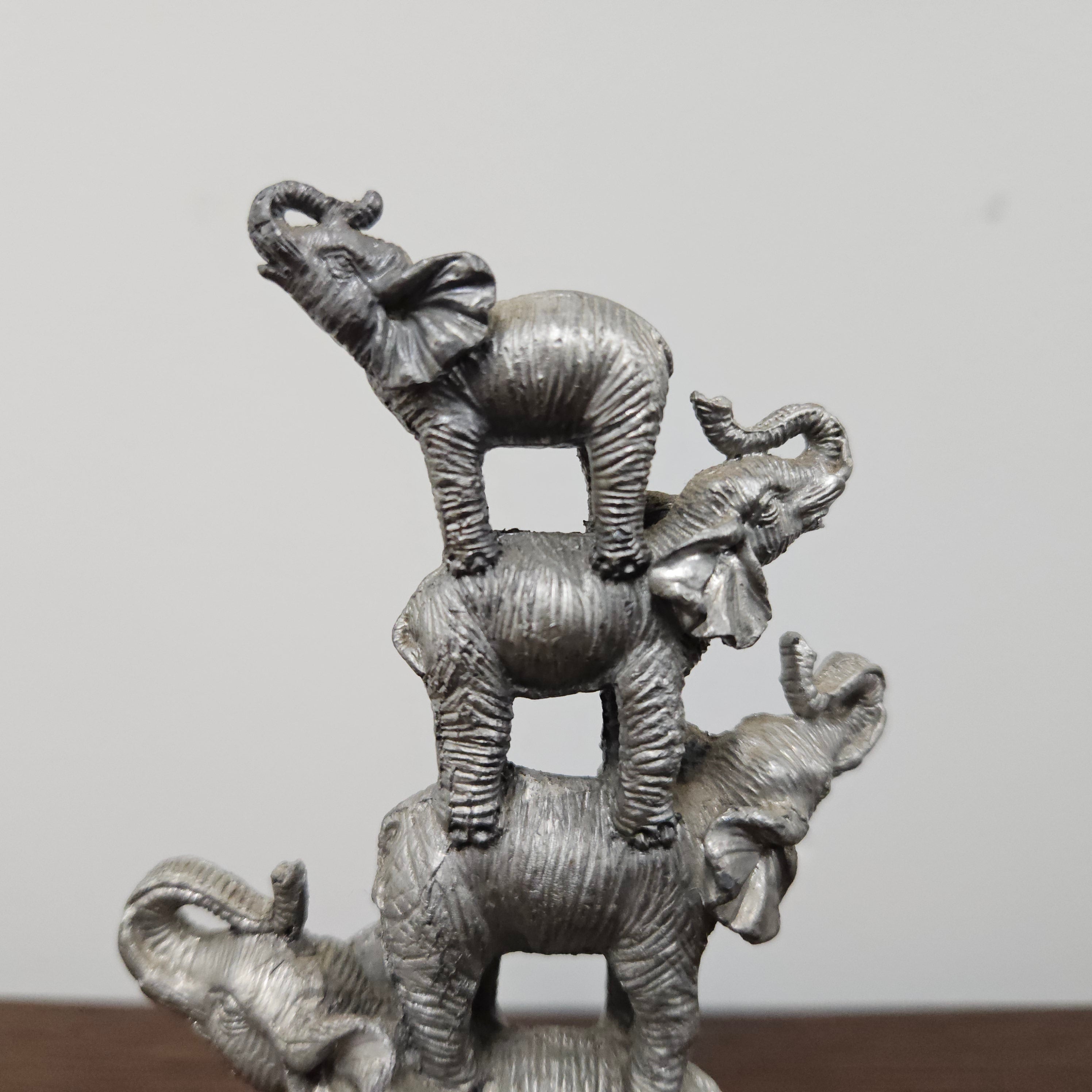 Heavy Pewter Elephant Group | Antique & Vintage | Moonee Ponds Antiques | Australia Wide Delivery