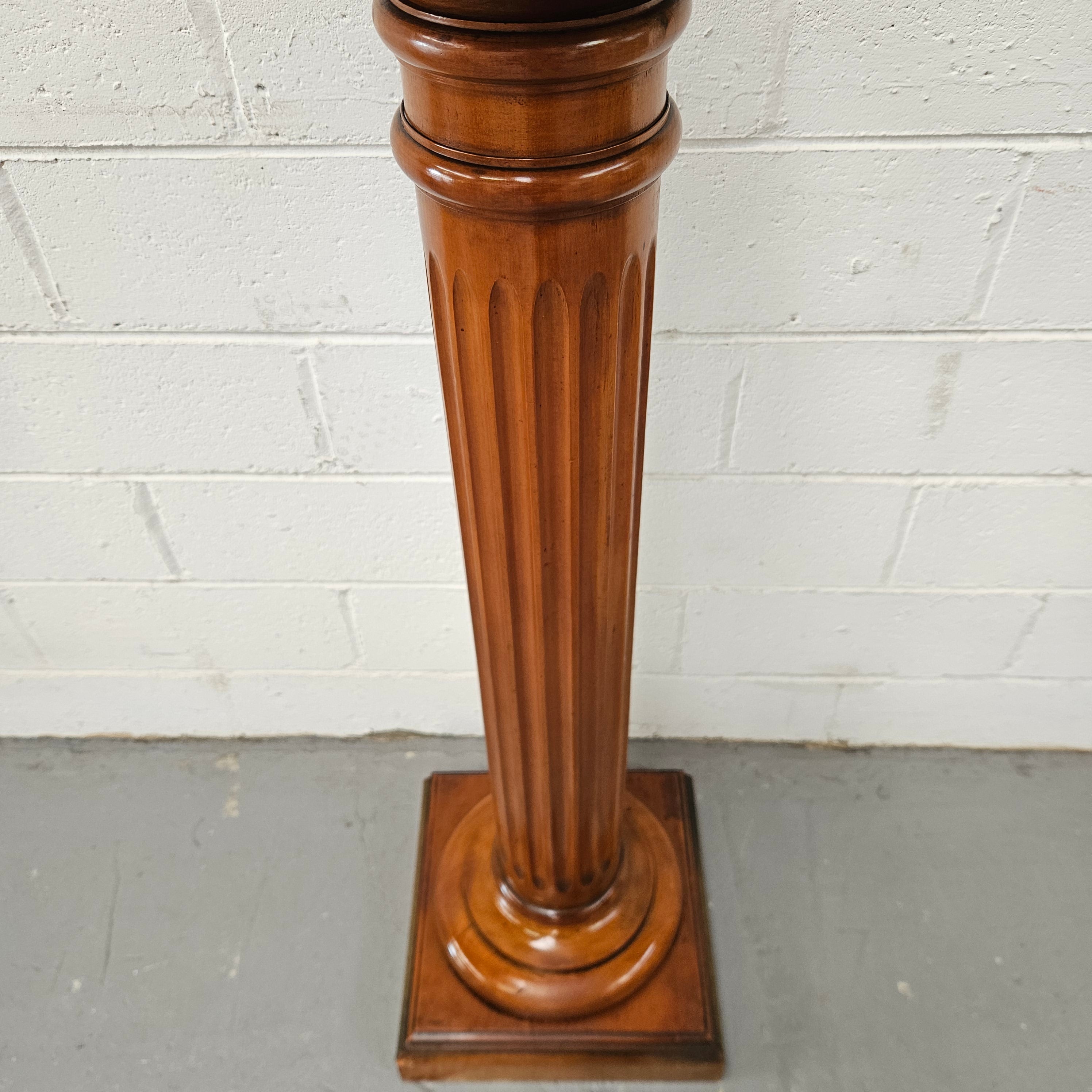 Rustic Blackwood Gun Barrel Pedestal | Antique & Vintage | Moonee Ponds Antiques | Australia Wide Delivery