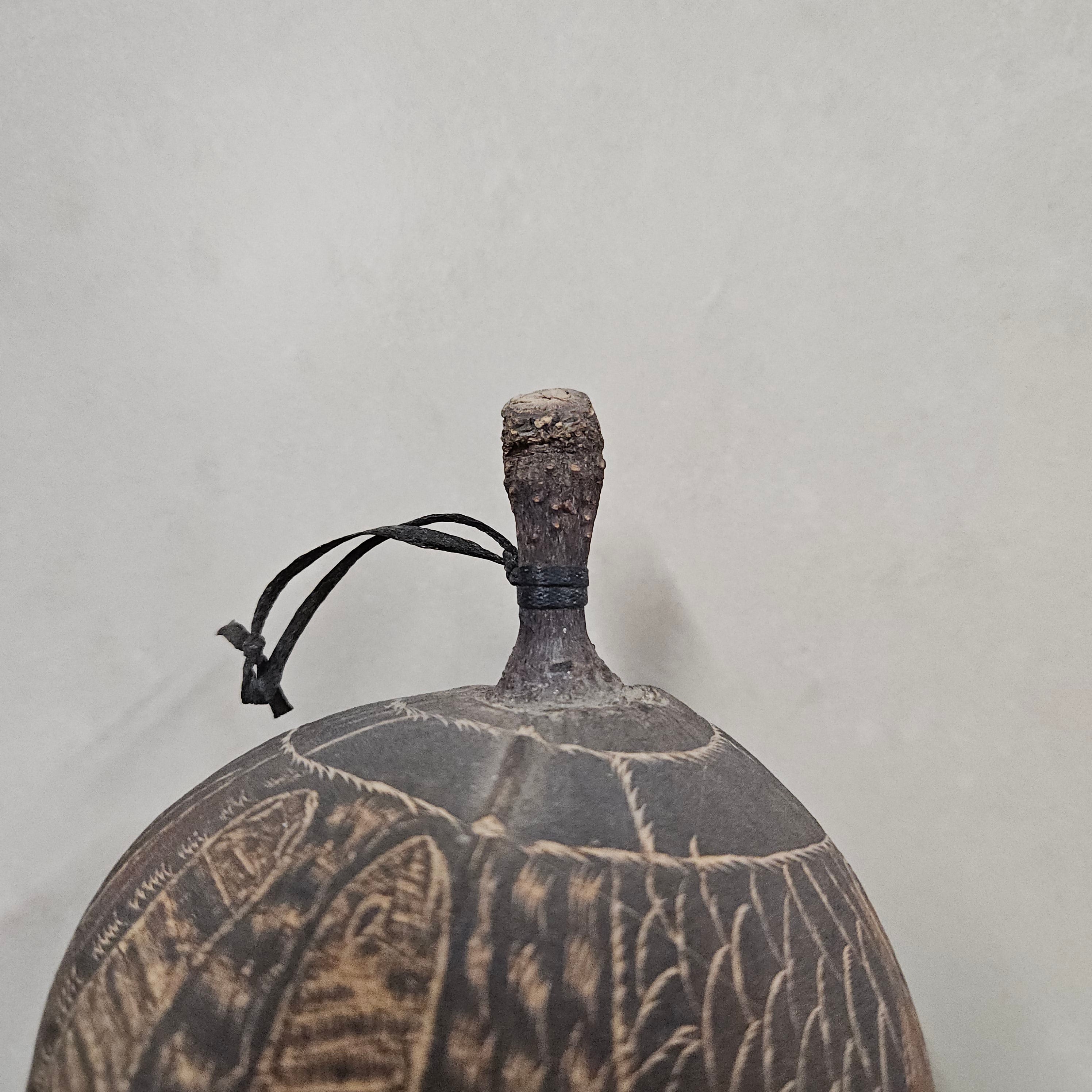 Engraved Boab-Tree Nut 1950's | Antique & Vintage | Moonee Ponds Antiques | Australia Wide Delivery