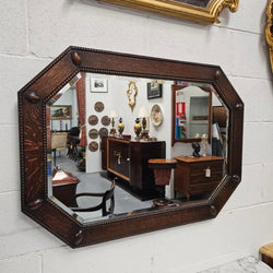 Edwardian Oak Wall Mirror | Antique & Vintage | Moonee Ponds Antiques | Australia Wide Delivery