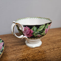 Royal Albert "Needle Point" Trio | Antique & Vintage | Moonee Ponds Antiques | Australia Wide Delivery