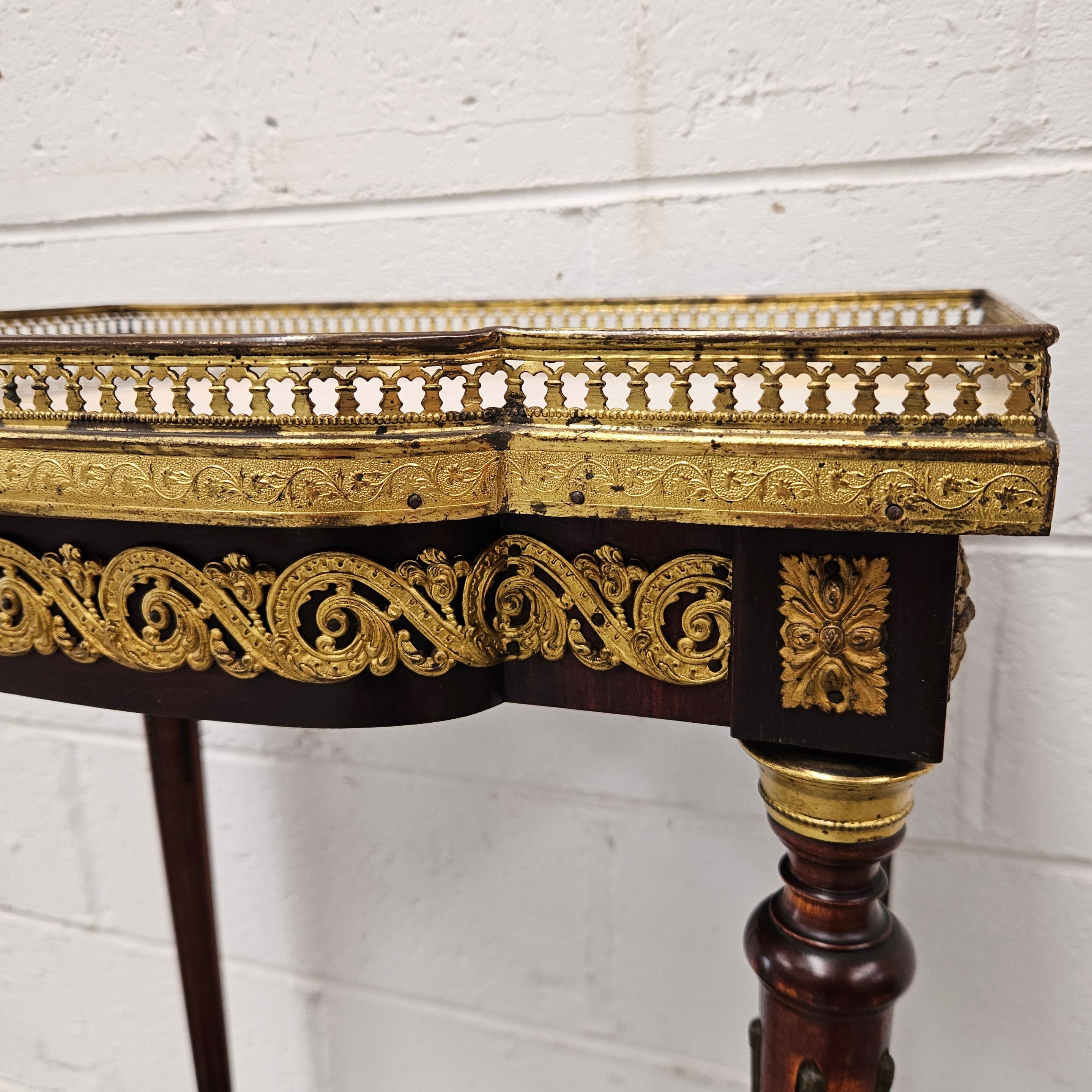 French Louis XVth Style Marble Top Side/Lamp Table | Antique & Vintage | Moonee Ponds Antiques | Australia Wide
