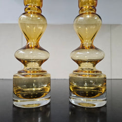 Pair of Swedish Mid Century Glass Vases | Antique & Vintage | Moonee Ponds Antiques | Australia Wide Delivery