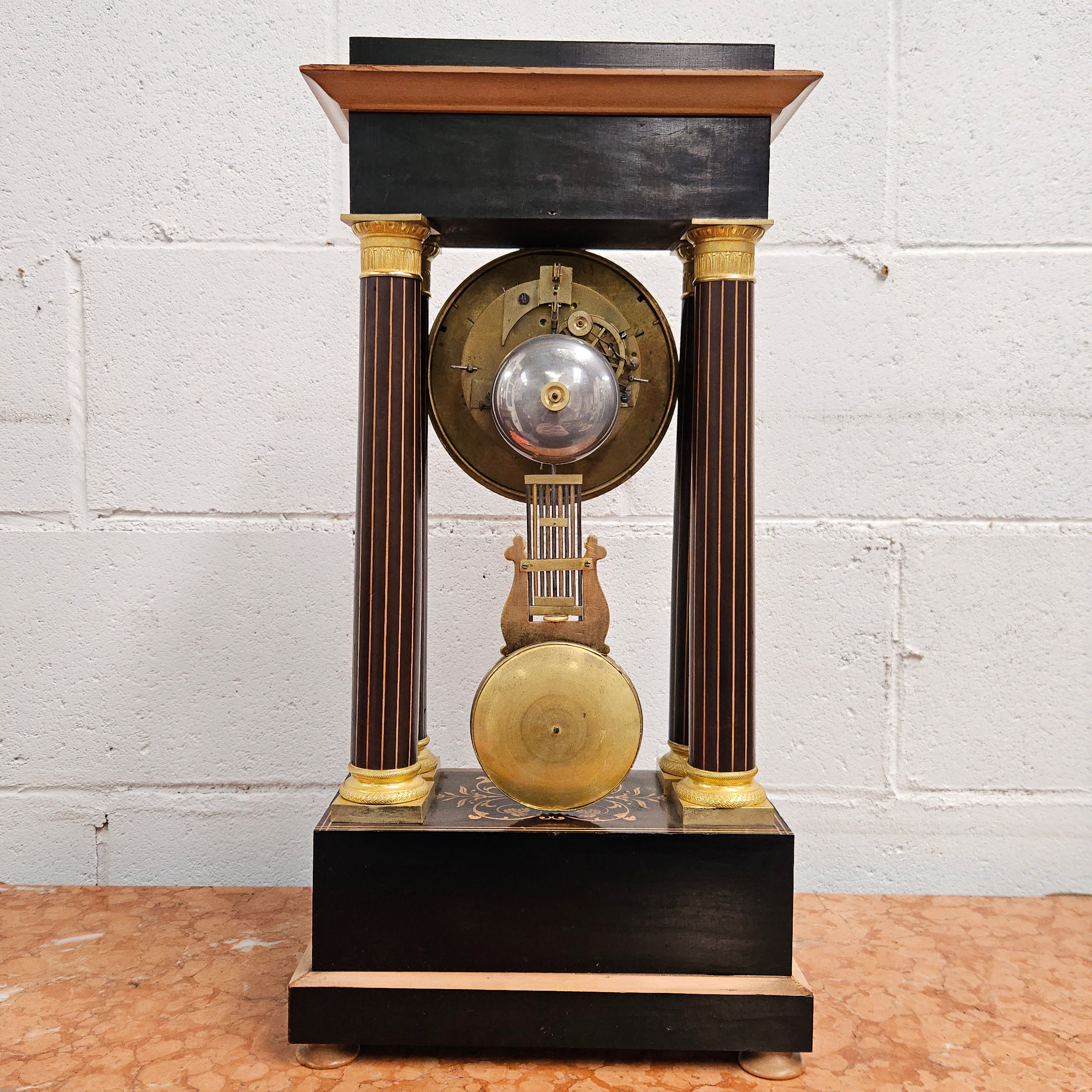 Early 19th Century Charles X Portico Clock | Antique & Vintage | Moonee Ponds Antiques | Australia Wide Delivery