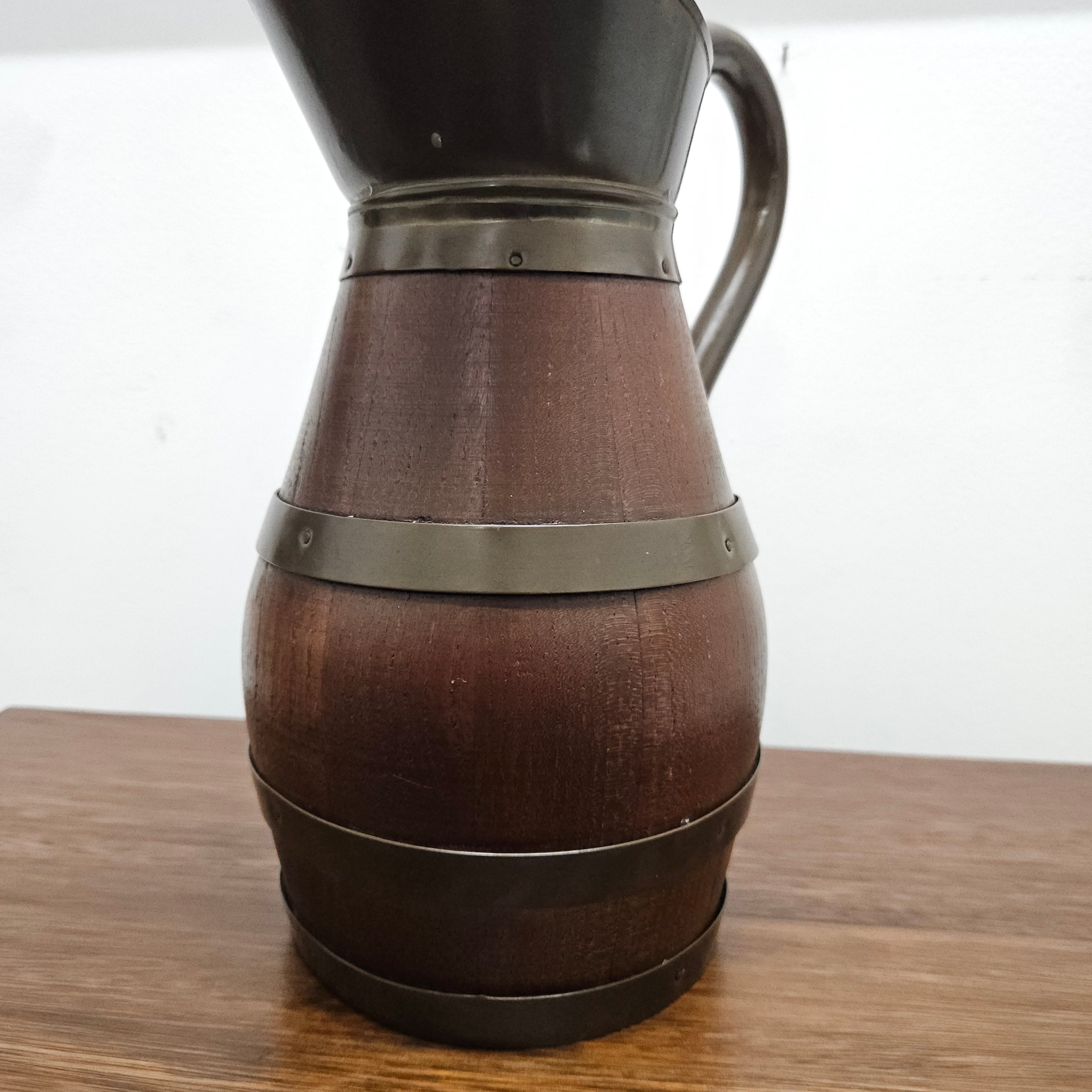 Antique Miniature Copper & French Oak Pitcher | Antique & Vintage | Moonee Ponds Antiques | Australia Wide Delivery