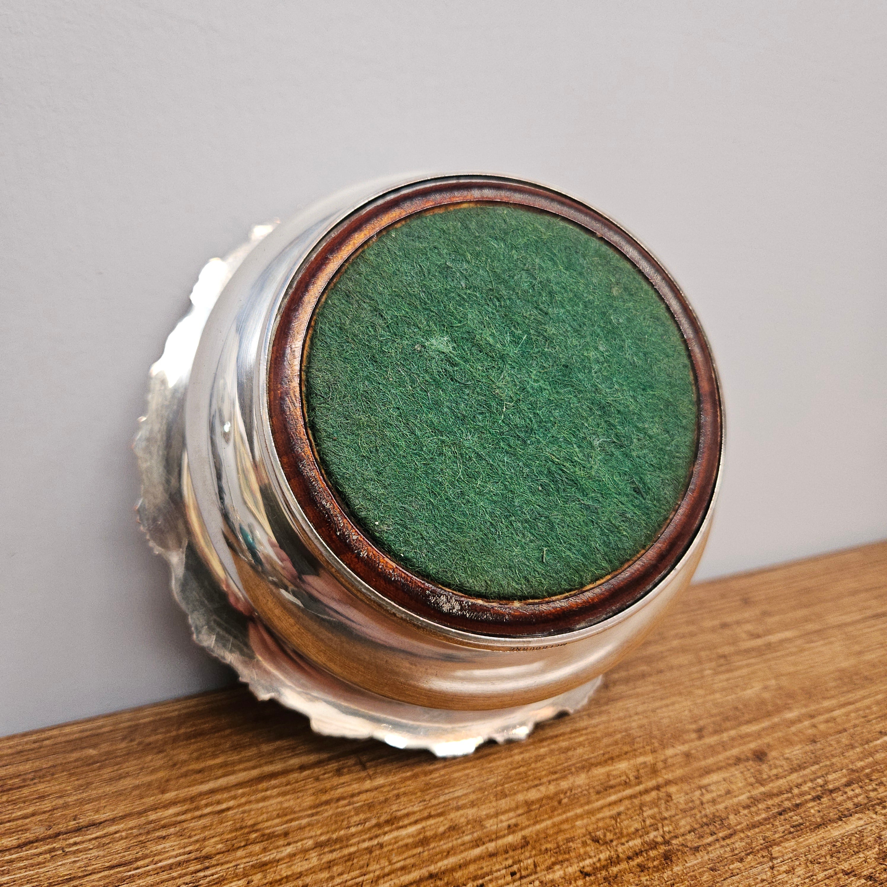 Old Sheffield Plate Wine Coaster | Antique & Vintage | Moonee Ponds Antiques | Australia Wide Delivery