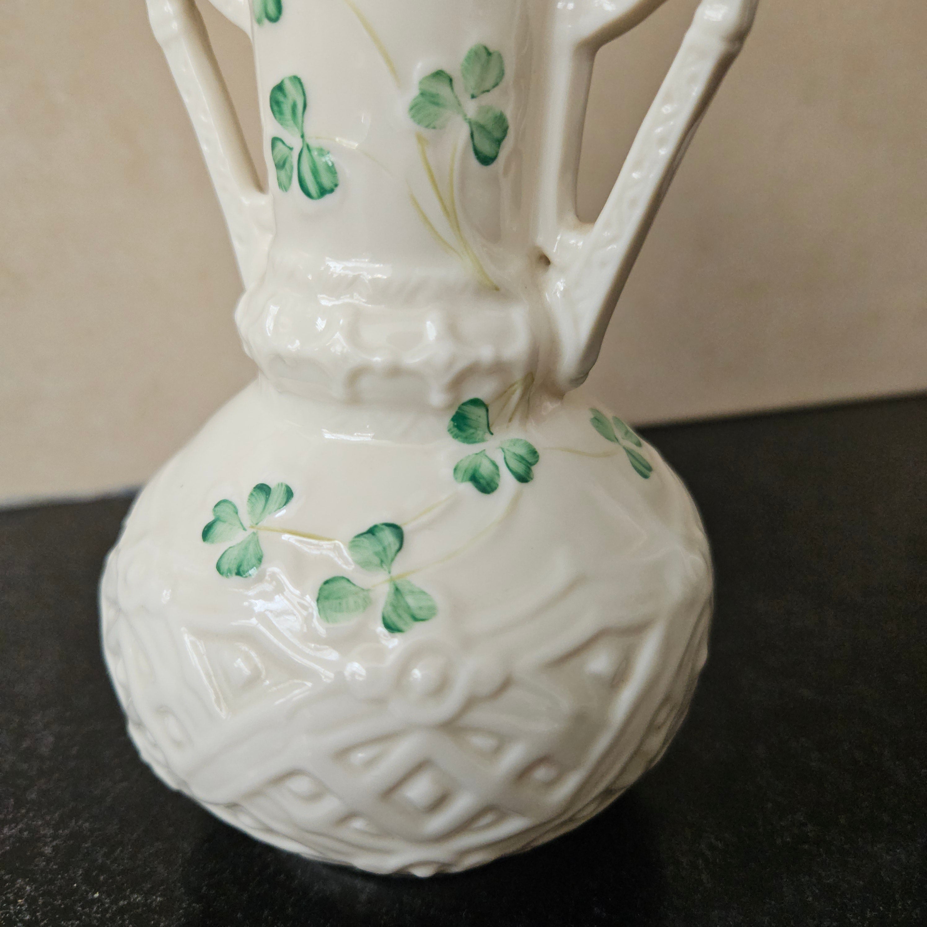 Charming Belleek Double Handled Vase | Antique & Vintage | Moonee Ponds Antiques | Australia Wide Delivery