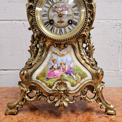 Louis XV Style French Mantle Clock | Antique & Vintage | Moonee Ponds Antiques | Australia Wide Delivery