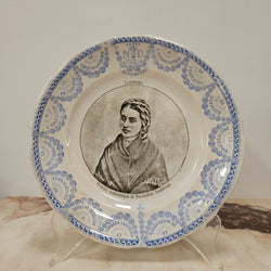 Antique French 'Lourdes' Plate | Antique & Vintage | Moonee Ponds Antiques | Australia Wide Delivery