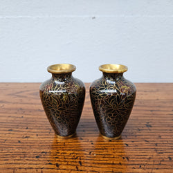 Pair of Miniature Cloisonne Vases | Antique & Vintage | Moonee Ponds Antiques | Australia Wide Delivery