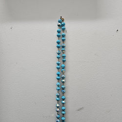 Vintage Turquoise Crystal Iridescent Glass Beads | Antique & Vintage | Moonee Ponds Antiques | Australia Wide Delivery