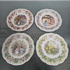 Vintage Set of 4 Seasons Brambly Plates | Antique & Vintage | Moonee Ponds Antiques | Australia Wide Delivery