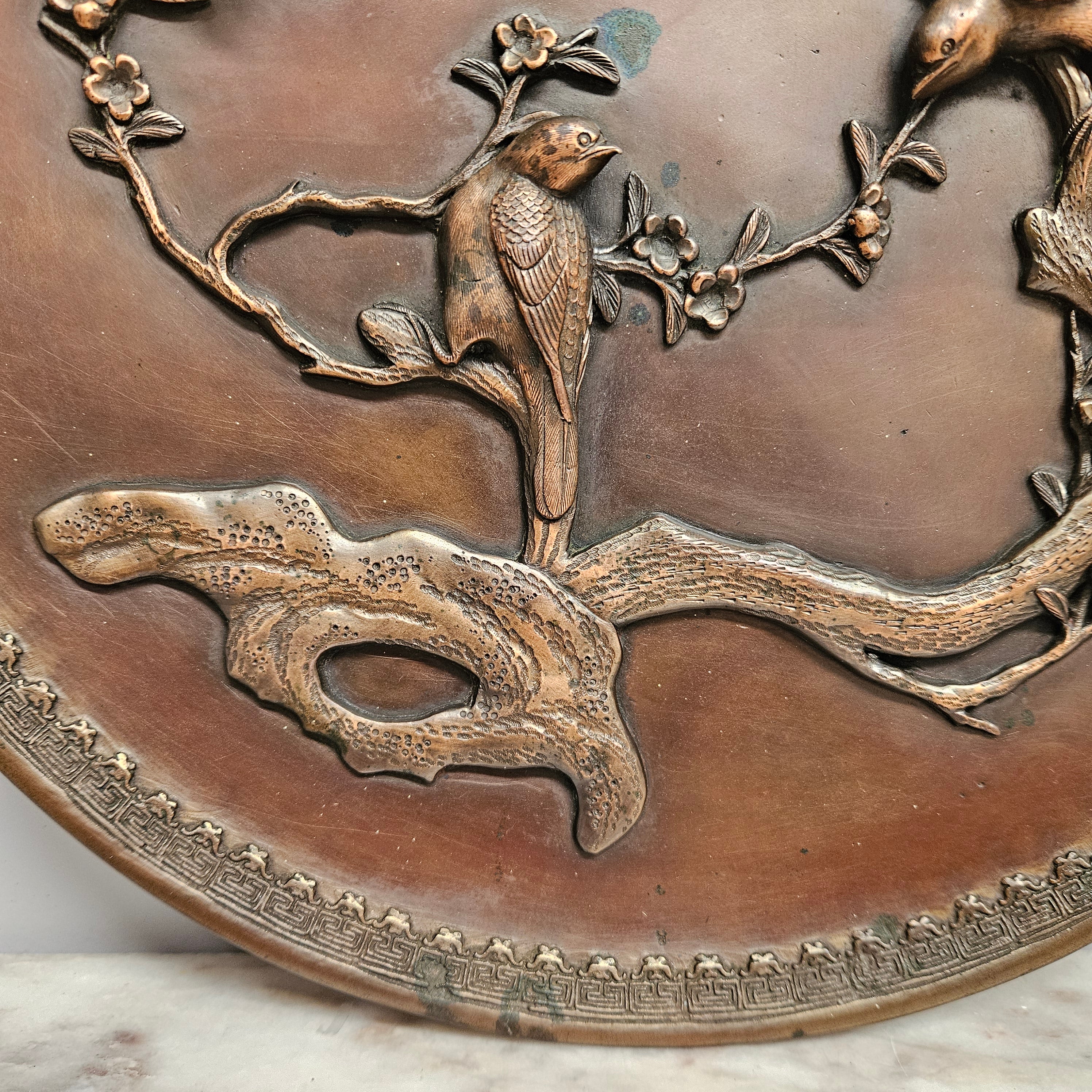 Antique Japanese Meiji Period Bronze Charger | Antique & Vintage | Moonee Ponds Antiques | Australia Wide Delivery