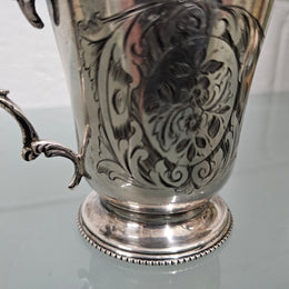 Engraved Sterling Silver Cup