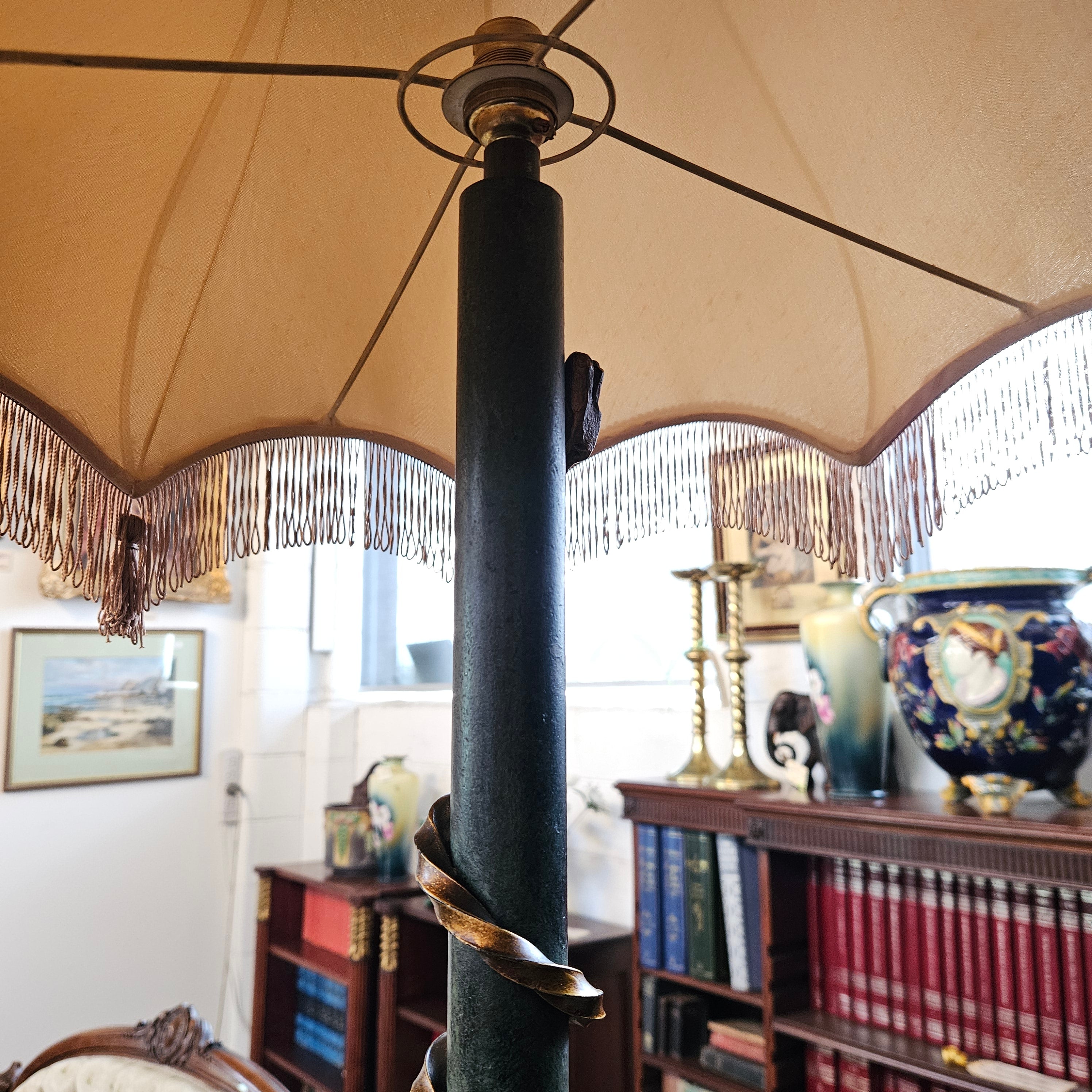 Eccentric French Wrough Iron Floor Lamp | Antique & Vintage | Moonee Ponds Antiques | Australia Wide