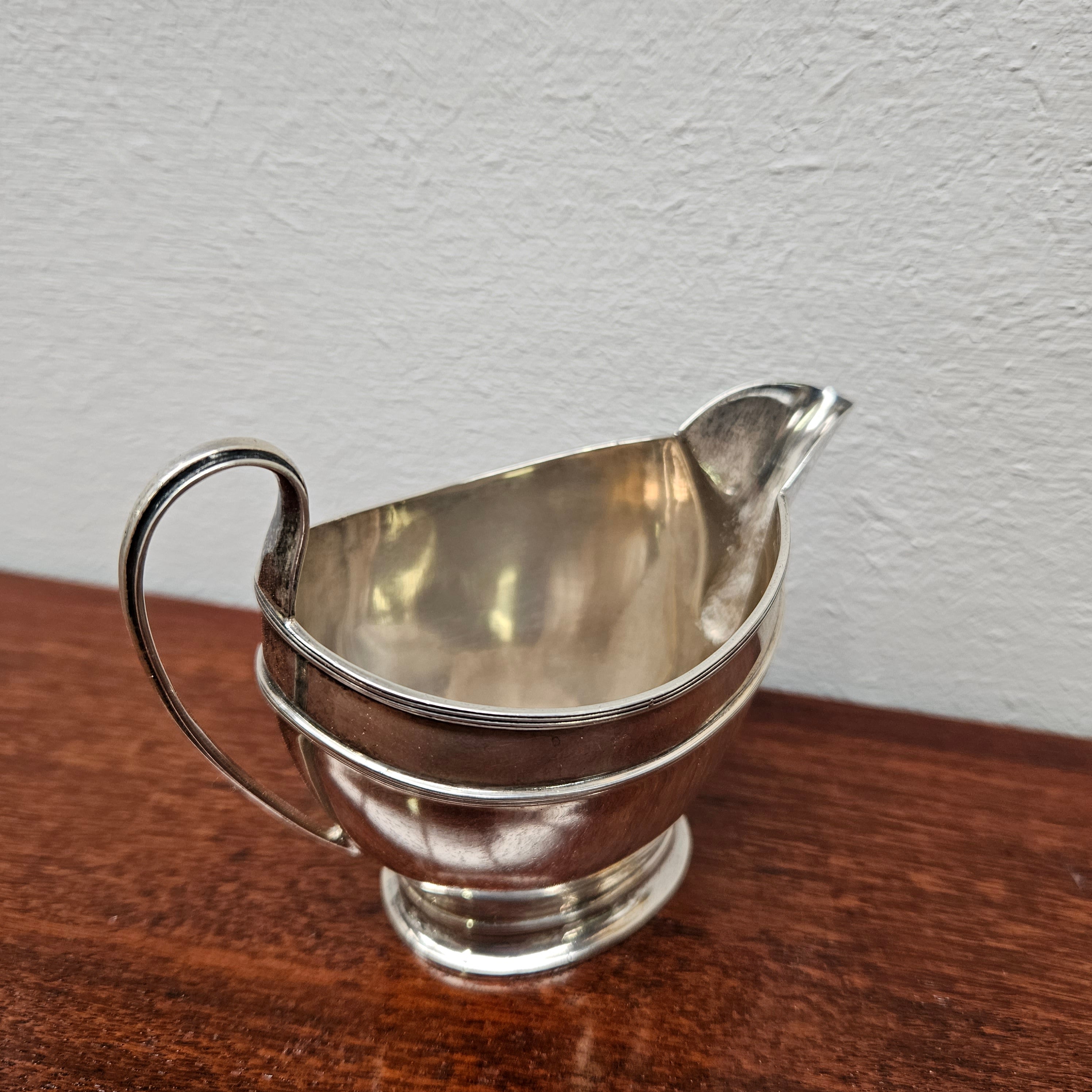 Art Deco Sterling Silver Birmingham Sugar & Creamer Set