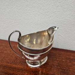 Art Deco Sterling Silver Birmingham Sugar & Creamer Set | Antique & Vintage | Moonee Ponds Antiques | Australia Wide Delivery