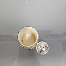 Pair EPNS Silver Plated Salt & Pepper Shakers