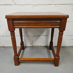 Set of Three Oak Side Tables | Antique & Vintage | Moonee Ponds Antiques | Australia Wide Delivery