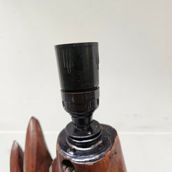 Hand Carved Rosewood Lamp Base | Antique & Vintage | Moonee Ponds Antiques | Australia Wide Delivery