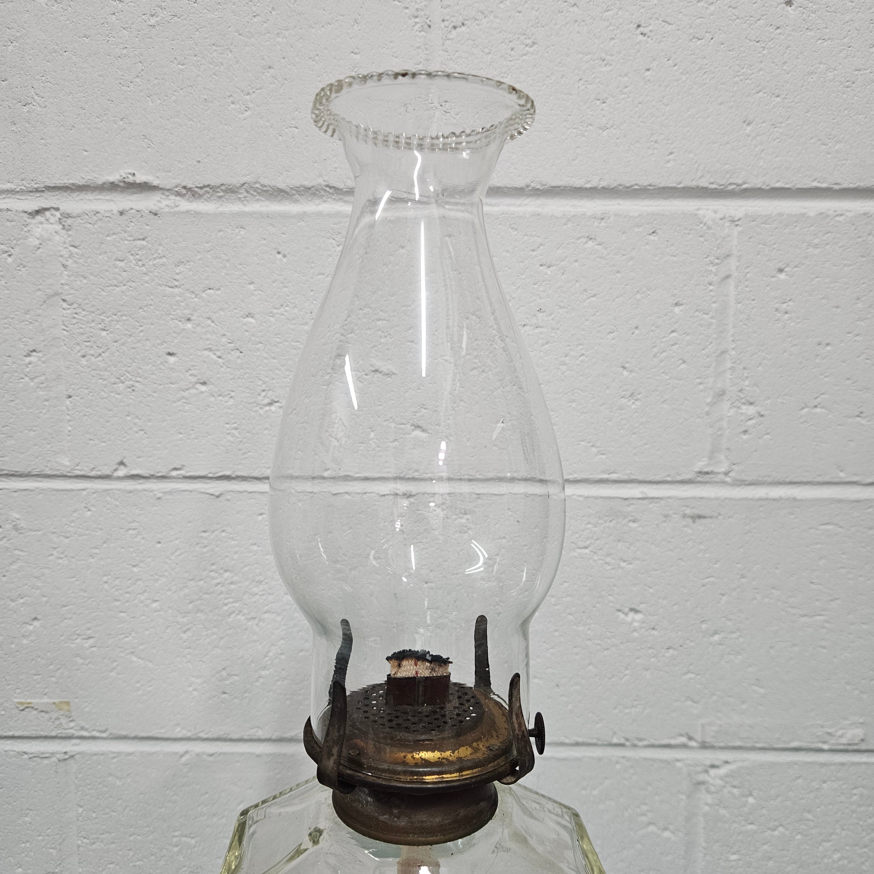Antique Glass Kero Lamp | Antique & Vintage | Moonee Ponds Antiques | Australia Wide Delivery