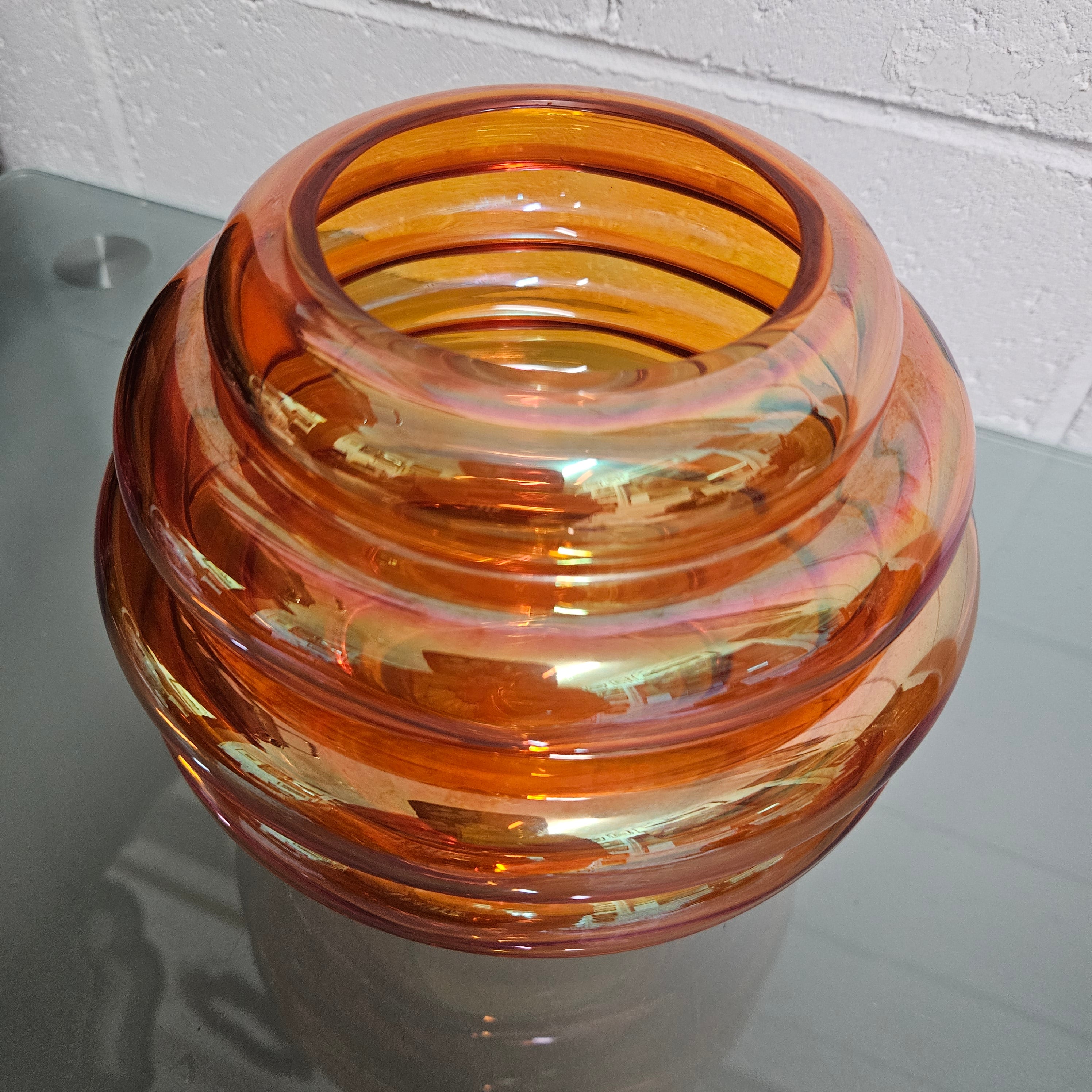 Vintage Carnival Glass Bowl\Vase | Antique & Vintage | Moonee Ponds Antiques | Australia Wide Delivery