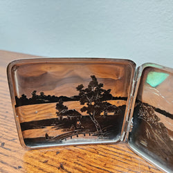 Antique Japanese Mixed Metal Engraved/Embossed Cigarette Case | Antique & Vintage | Moonee Ponds Antiques | Australia Wide Delivery
