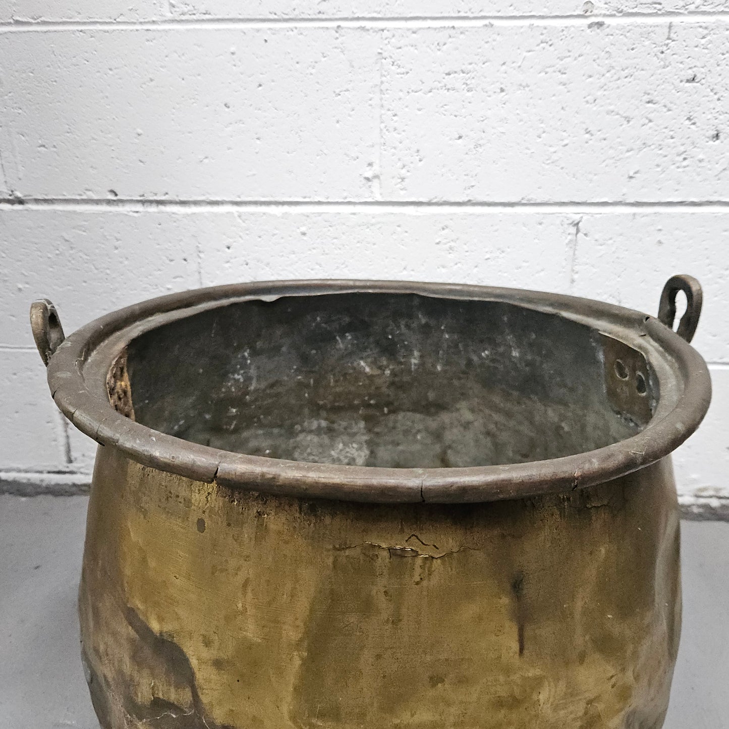 Antique Brass Bucket