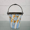 Antique Victorian Milk Glass Hand Painted Bucket | Antique & Vintage | Moonee Ponds Antiques | Australia Wide Delivery