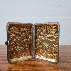 Antique Ornate Chinese Export Silver Card/Cigarette Case | Antique & Vintage | Moonee Ponds Antiques | Australia Wide Delivery