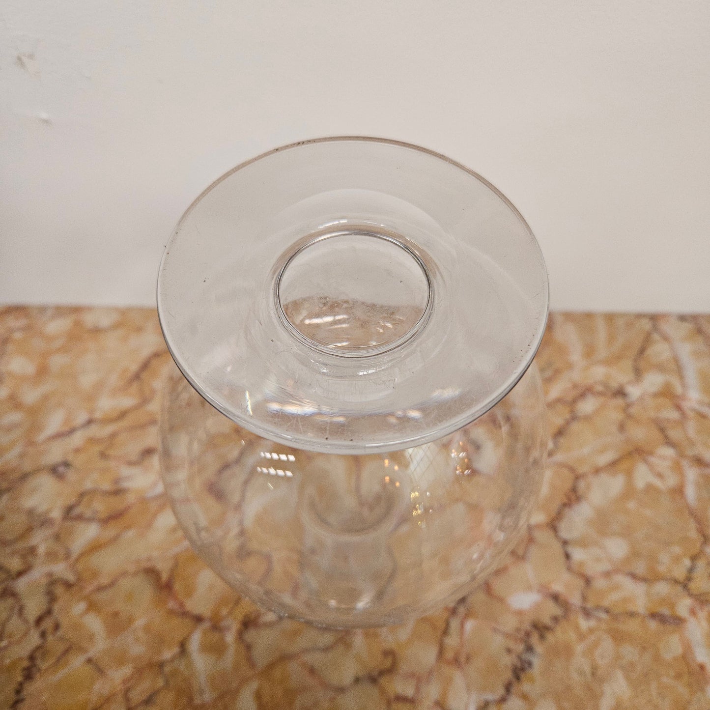 Large Crystal Glass Victorian Decanter